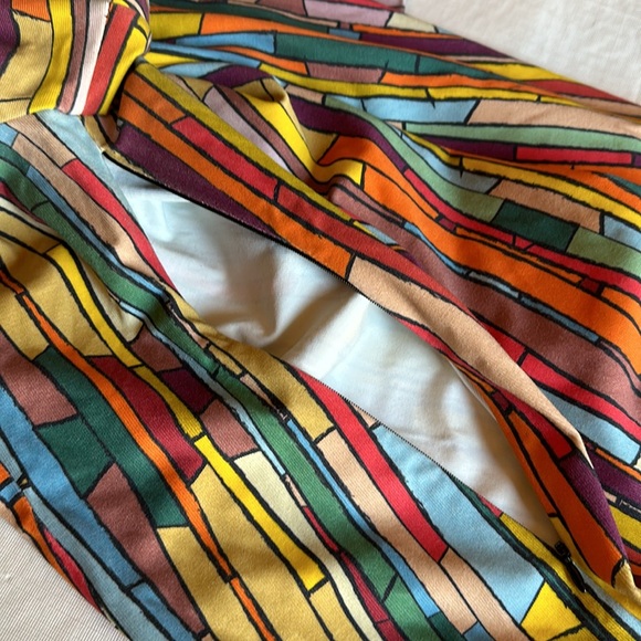 Hottie + Lord Women’s Multicolored Scrunch Sleeve Dress - Picture 14 of 15